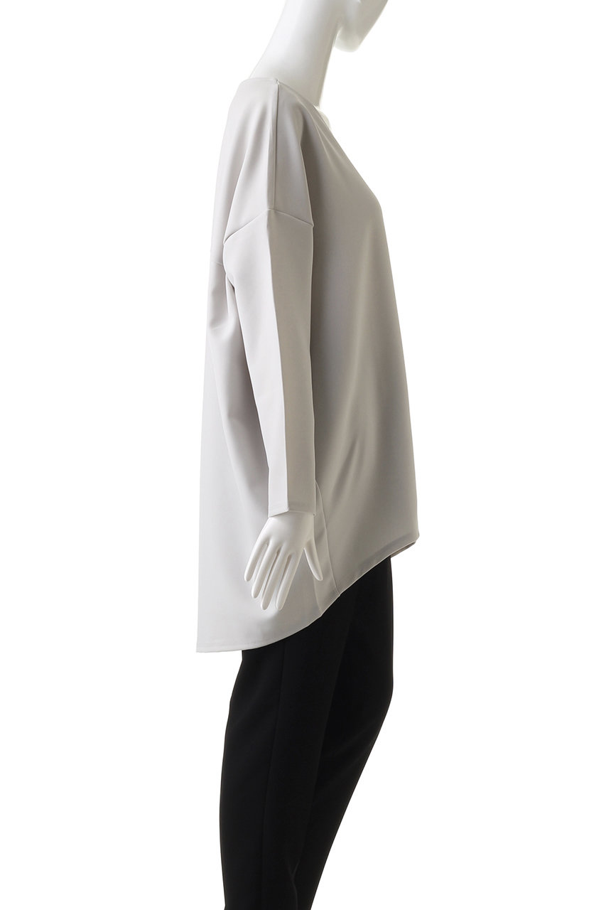 Mizuiro Ind ミズイロインド Vネックコクーンプルオーバー ライトグレー の通販 Elleshop エル ショップ