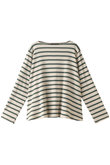 ボーダーボートネックフレアTシャツ