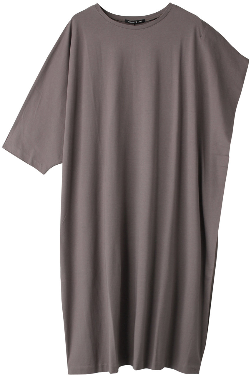 mizuiro ind アシンメトリーボートネックワンピース (グレー, F) ミズイロインド ELLE SHOP mizuiro ind アシンメトリーボートネックワンピース (グレー, F) ミズイロインド ELLE SHOP
