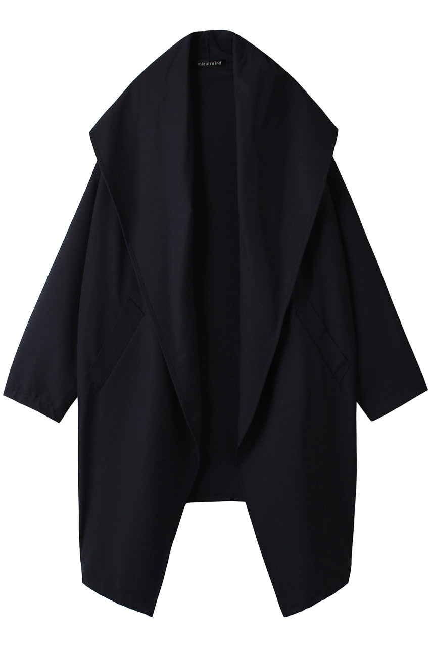 mizuiro ind drape C/D カーディガン (ネイビー, F) ミズイロインド ELLE SHOP mizuiro ind drape C/D カーディガン (ネイビー, F) ミズイロインド ELLE SHOP