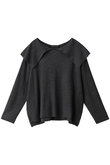 wide shirt collar knit P/O プルオーバー