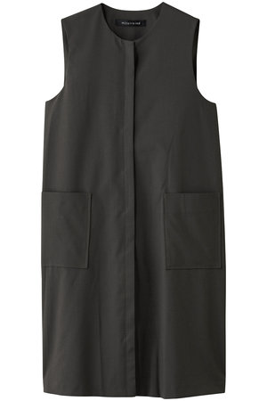 ミズイロインド/mizuiro indのfront fly cocoon gilet ジレ(110800/110806)