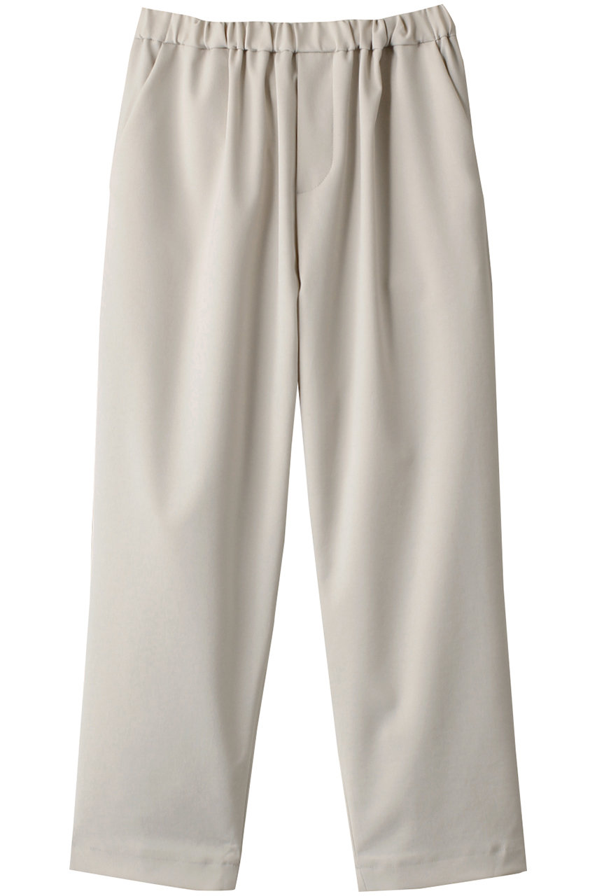 mizuiro ind tucked easy PT パンツ (アイボリー, 2) ミズイロインド ELLE SHOP mizuiro ind tucked easy PT パンツ (アイボリー, 2) ミズイロインド ELLE SHOP