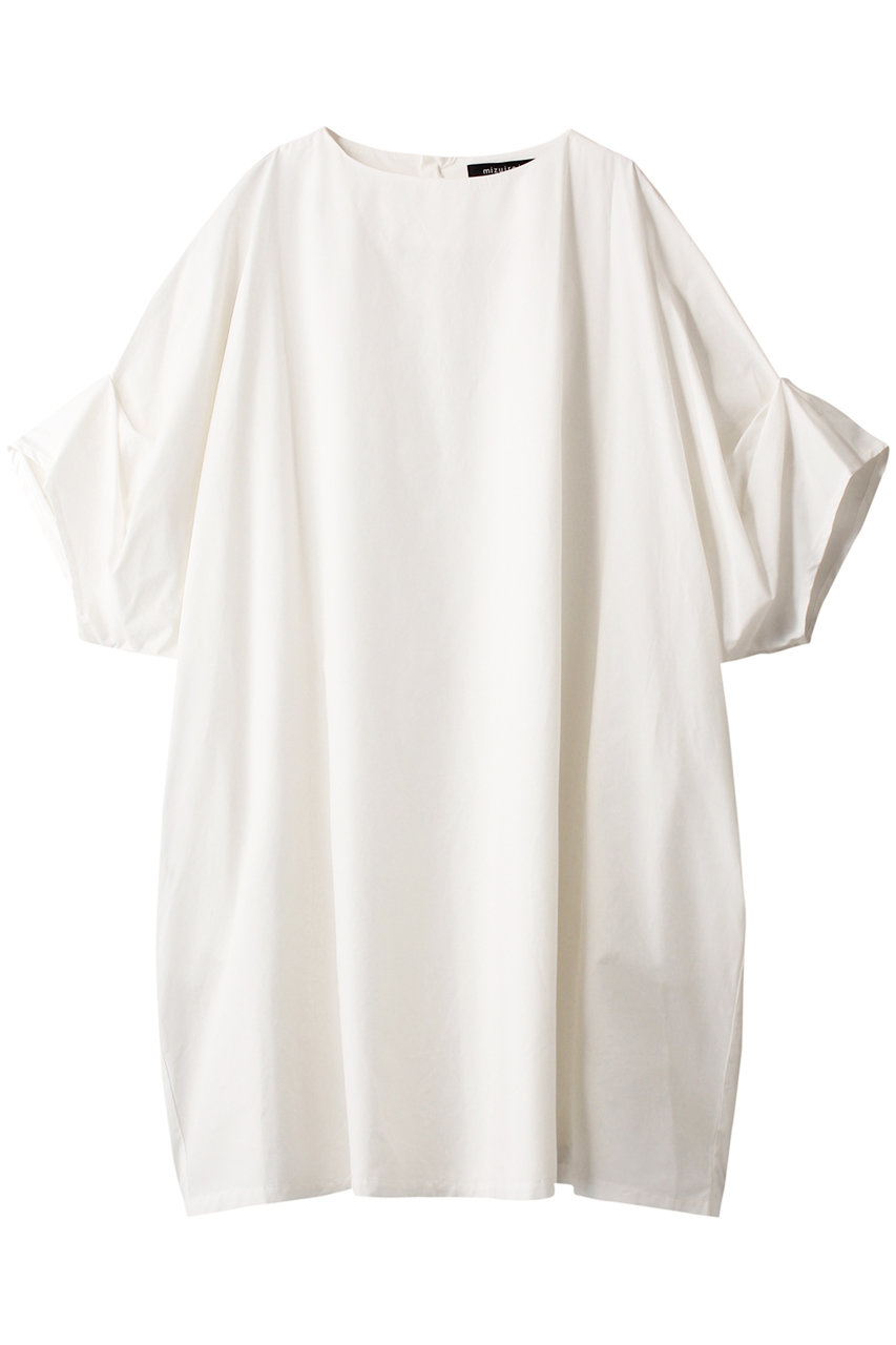 mizuiro ind dolman tuck slv wide OP ワンピース (オフホワイト, F) ミズイロインド ELLE SHOP mizuiro ind dolman tuck slv wide OP ワンピース (オフホワイト, F) ミズイロインド ELLE SHOP