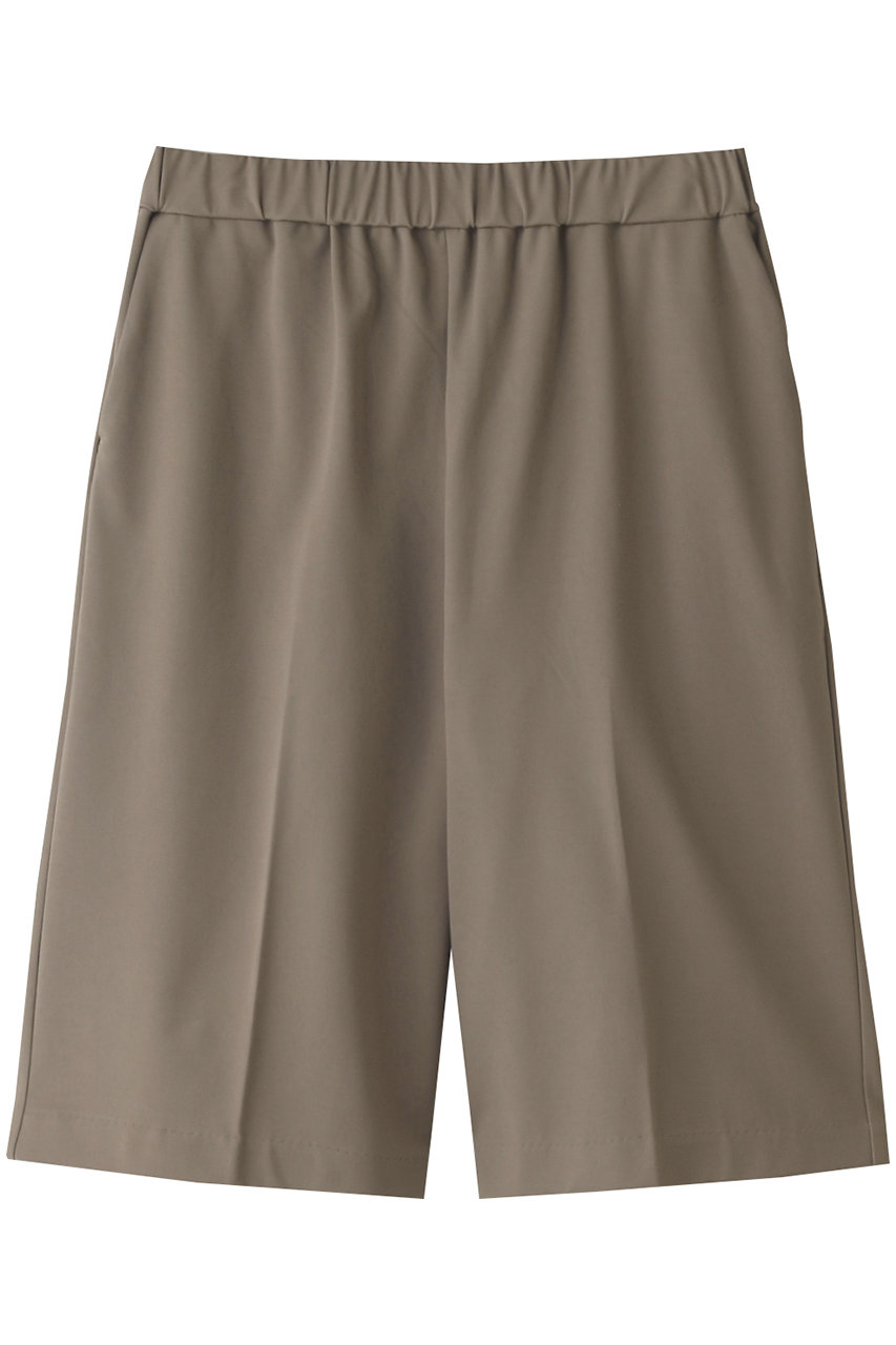 mizuiro ind center press short PT パンツ (ベージュ, F) ミズイロインド ELLE SHOP mizuiro ind center press short PT パンツ (ベージュ, F) ミズイロインド ELLE SHOP