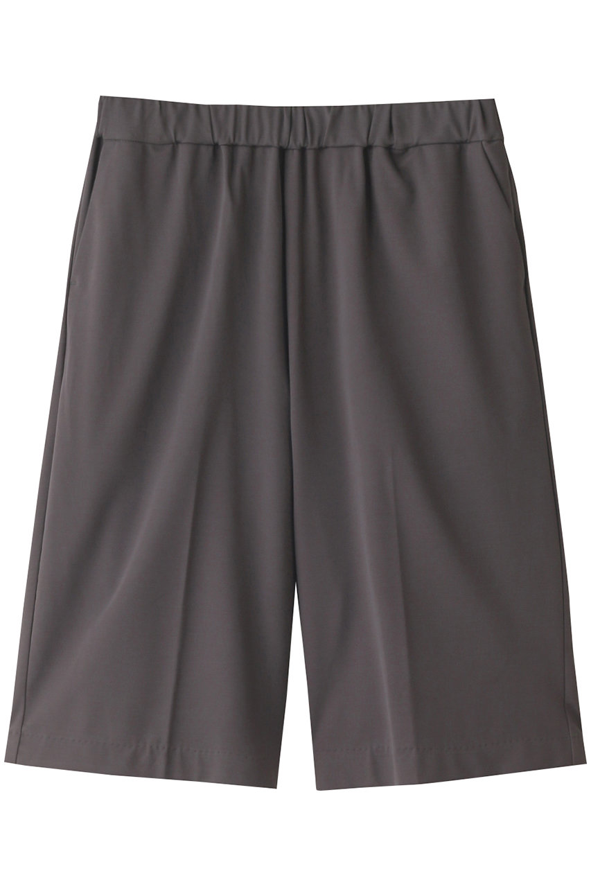 mizuiro ind center press short PT パンツ (チャコールグレー, F) ミズイロインド ELLE SHOP mizuiro ind center press short PT パンツ (チャコールグレー, F) ミズイロインド ELLE SHOP