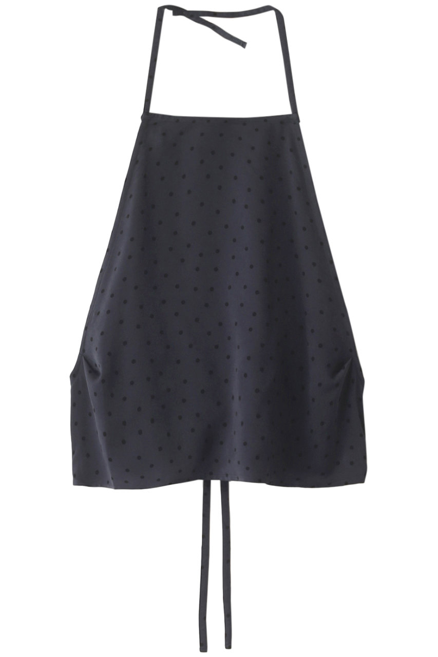 mizuiro ind dots apron vest ベスト (グレー, F) ミズイロインド ELLE SHOP mizuiro ind dots apron vest ベスト (グレー, F) ミズイロインド ELLE SHOP