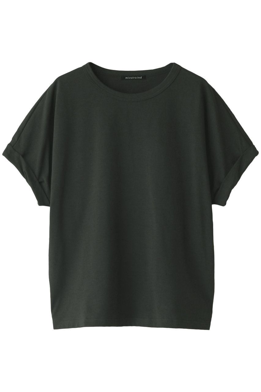 mizuiro ind roll up slv dolman T Tシャツ (c.gray, F) ミズイロインド ELLE SHOP mizuiro ind roll up slv dolman T Tシャツ (c.gray, F) ミズイロインド ELLE SHOP