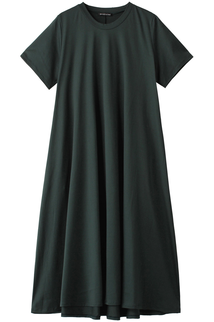 mizuiro ind A line OP ワンピース (gray, F) ミズイロインド ELLE SHOP mizuiro ind A line OP ワンピース (gray, F) ミズイロインド ELLE SHOP