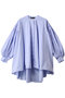 pin tucked puff slv shirt シャツ ミズイロインド/mizuiro ind l.blue