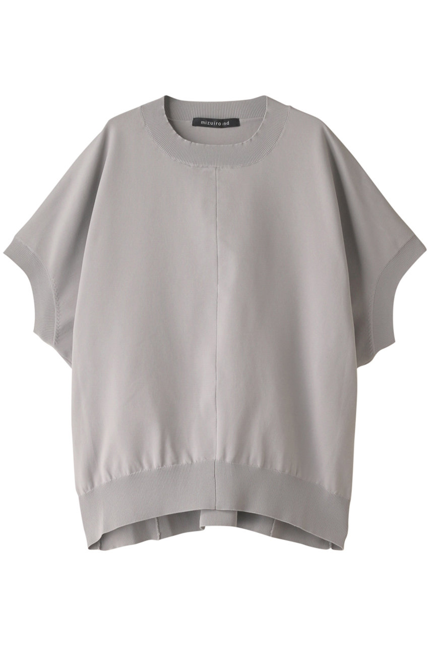 ミズイロインド/mizuiro indのc/neck cocoon vest ベスト(l.gray/3-220027)