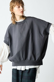 c/neck cocoon vest ベスト