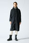 washer pleats hooded wide CT コート ミズイロインド/mizuiro ind