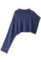 asymmetry slv PO プルオーバー ミズイロインド/mizuiro ind l.blue