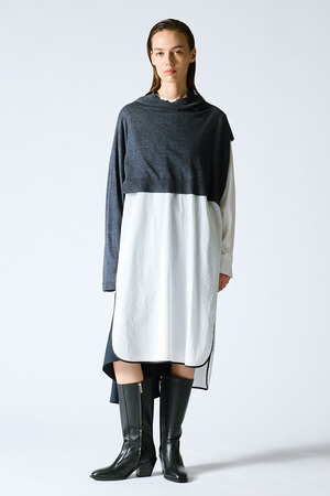 ミズイロインド/mizuiro indのasymmetry slv PO プルオーバー(110300/110301)