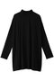 mock  neck tunic T Tシャツ ミズイロインド/mizuiro ind black