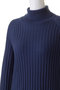 wide rib turtle neck  P/O プルオーバー ミズイロインド/mizuiro ind