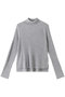 wide rib turtle neck  P/O プルオーバー ミズイロインド/mizuiro ind l.gray