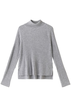 ミズイロインド/mizuiro indのwide rib turtle neck  P/O プルオーバー(110300/110301)