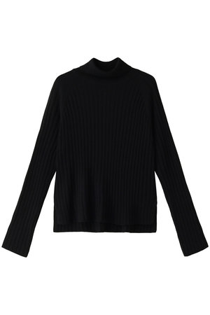 ミズイロインド/mizuiro indのwide rib turtle neck  P/O プルオーバー(110300/110301)