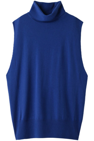 ミズイロインド/mizuiro indのrib  high  neck vest ベスト(110300/110301)