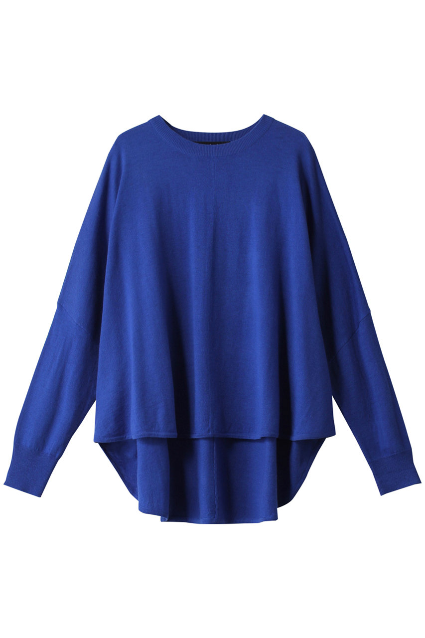 ミズイロインド/mizuiro indのfront seam cocoon PO プルオーバー(blue/3-227065)