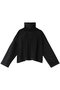 brushed high neck short P/O プルオーバー ミズイロインド/mizuiro ind black
