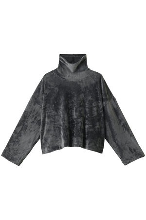 ミズイロインド/mizuiro indのbrushed high neck short P/O プルオーバー(110100/110103)