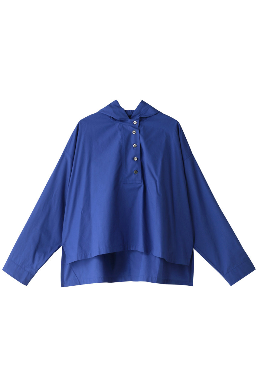 mizuiro ind hooded short P/O プルオーバー (blue, F) ミズイロインド ELLE SHOP mizuiro ind hooded short P/O プルオーバー (blue, F) ミズイロインド ELLE SHOP