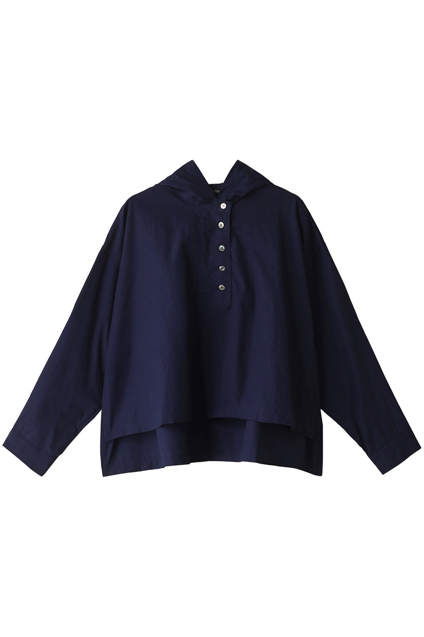 mizuiro ind hooded short P/O プルオーバー (navy, F) ミズイロインド ELLE SHOP mizuiro ind hooded short P/O プルオーバー (navy, F) ミズイロインド ELLE SHOP