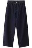 high waist wide denim デニム