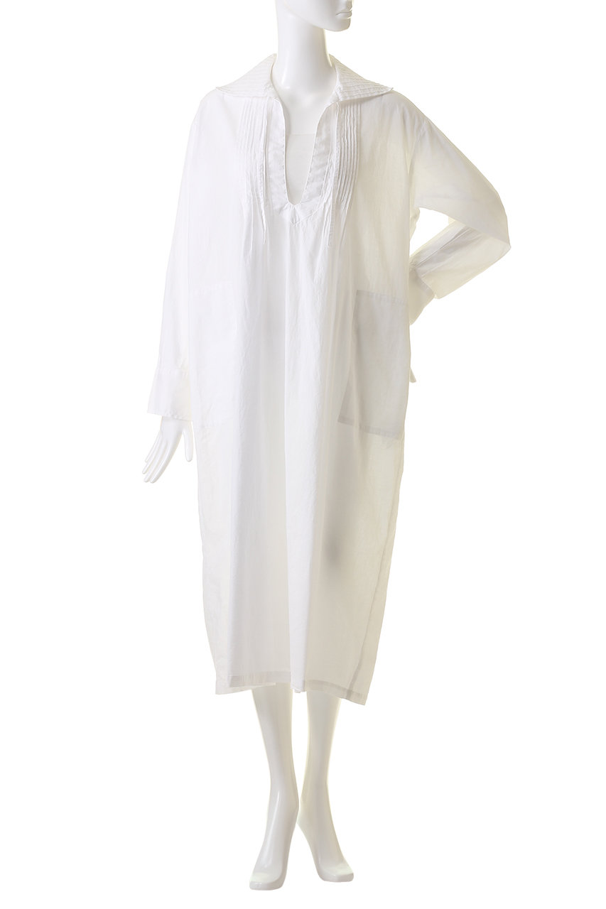 ミズイロインド pin tuck kaftan OP mizuiro ind(ミズイロインド)｜pin tuck kaftan OP ワンピース