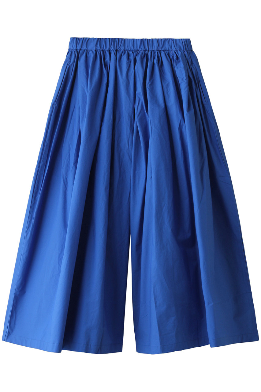 ミズイロインド/mizuiro indのfront tucked wide gather PT パンツ(blue/1-260045)