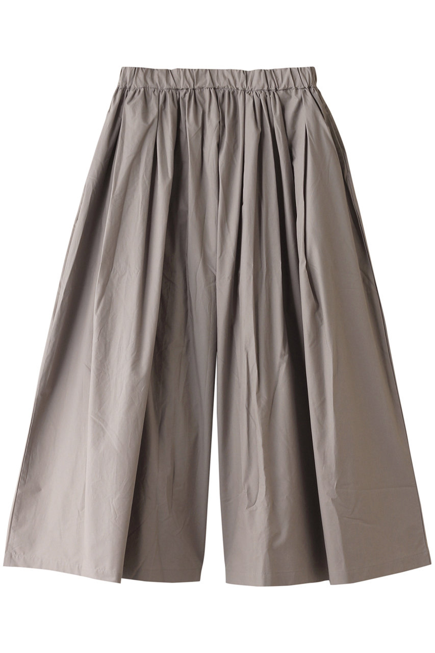 mizuiro ind front tucked wide gather PT パンツ (gray, 2) ミズイロインド ELLE SHOP mizuiro ind front tucked wide gather PT パンツ (gray, 2) ミズイロインド ELLE SHOP