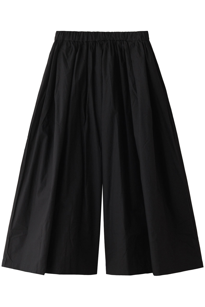 mizuiro ind front tucked wide gather PT パンツ (black, 2) ミズイロインド ELLE SHOP mizuiro ind front tucked wide gather PT パンツ (black, 2) ミズイロインド ELLE SHOP