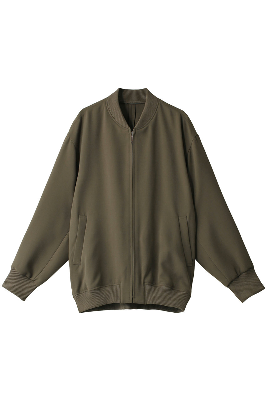 mizuiro ind zip blouson ブルゾン (khaki, F) ミズイロインド ELLE SHOP