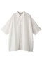 lace wide shirt tunic チュニック ミズイロインド/mizuiro ind off white