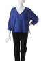 V neck shirt シャツ ミズイロインド/mizuiro ind