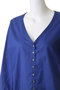V neck shirt シャツ ミズイロインド/mizuiro ind