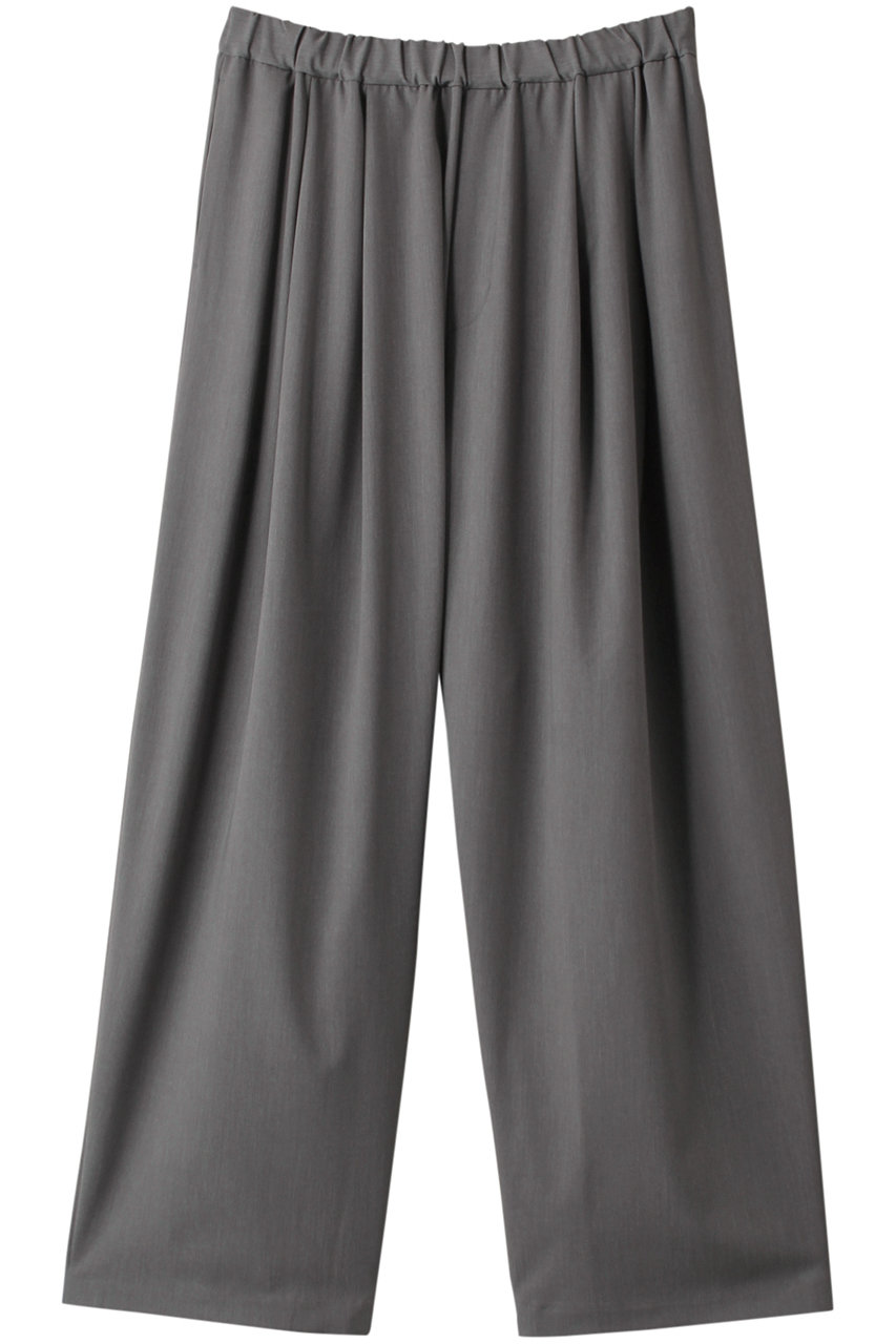 mizuiro ind wide tuck PT パンツ (l.grayA, F) ミズイロインド ELLE SHOP mizuiro ind wide tuck PT パンツ (l.grayA, F) ミズイロインド ELLE SHOP