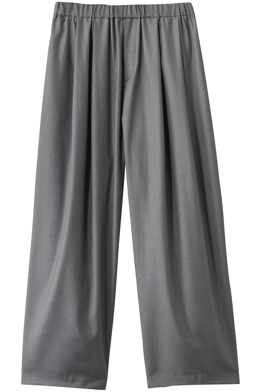 mizuiro ind wide tuck PT パンツ (gray, F) ミズイロインド ELLE SHOP mizuiro ind wide tuck PT パンツ (gray, F) ミズイロインド ELLE SHOP