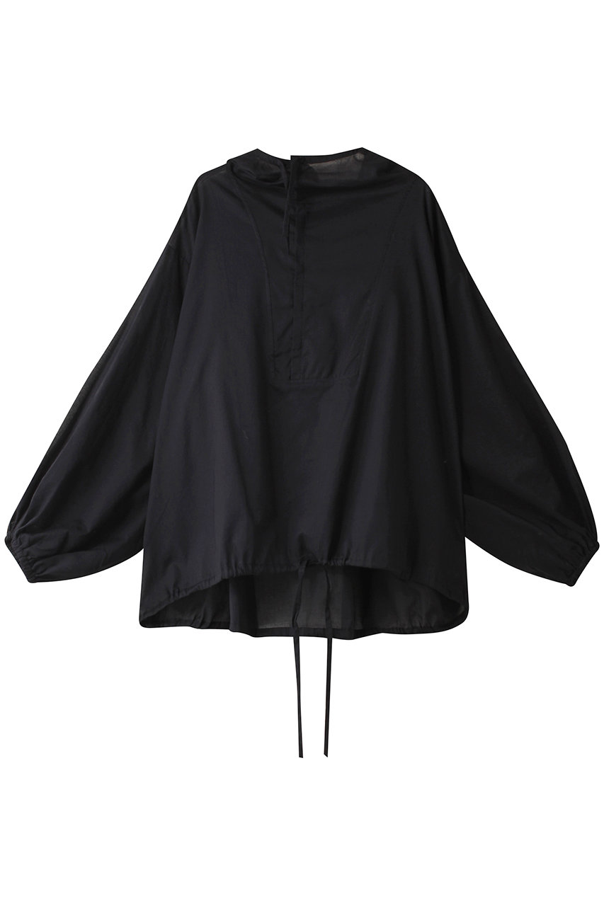 mizuiro ind hooded wide shirt シャツ (navy, F) ミズイロインド ELLE SHOP mizuiro ind hooded wide shirt シャツ (navy, F) ミズイロインド ELLE SHOP