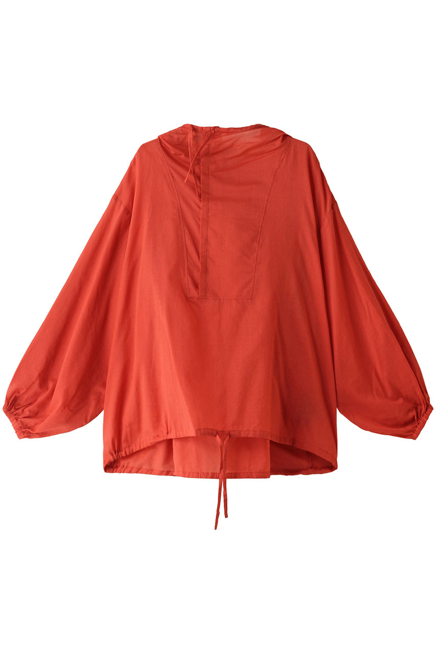 ミズイロインド/mizuiro indのhooded wide shirt シャツ(orange/2-230066)