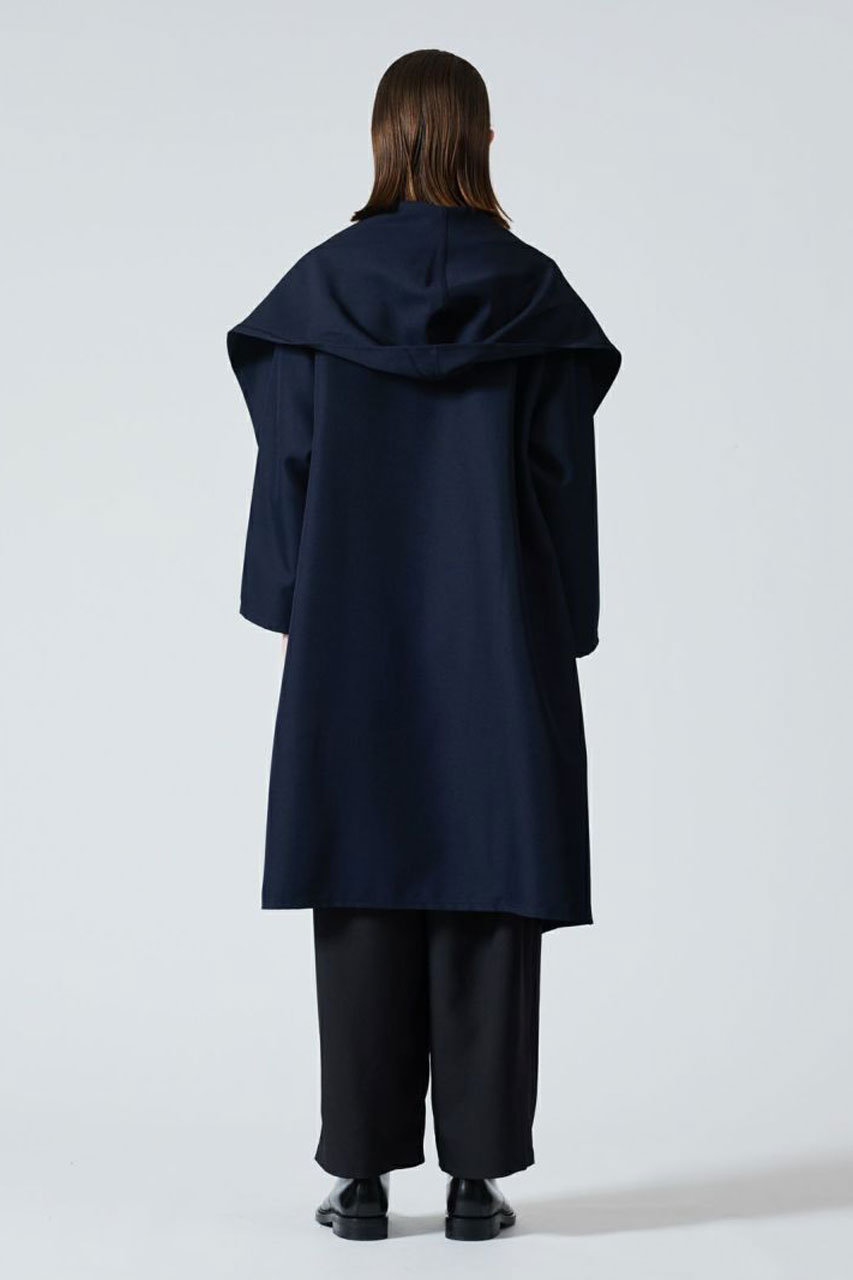 mizuiro ind(ミズイロインド)|drape hooded C/D カーディガン mizuiro ind(ミズイロインド)|drape hooded C/D カーディガン
