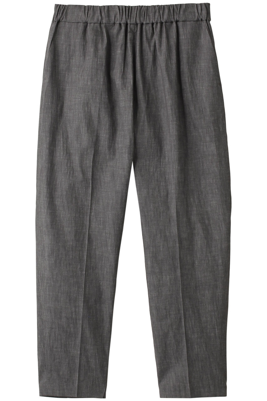 mizuiro ind chambray center press PT パンツ (c.gray, 2) ミズイロインド ELLE SHOP mizuiro ind chambray center press PT パンツ (c.gray, 2) ミズイロインド ELLE SHOP