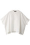 stand collar wide shirt シャツ ミズイロインド/mizuiro ind off white