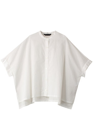 ミズイロインド/mizuiro indのstand collar wide shirt シャツ(110400/110402)