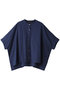 stand collar wide shirt シャツ ミズイロインド/mizuiro ind blue