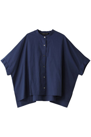ミズイロインド/mizuiro indのstand collar wide shirt シャツ