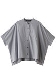stand collar wide shirt シャツ
